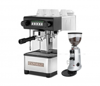 Combo máy pha cà phê Expobar Zircon 1 Gr + Máy xay HC600