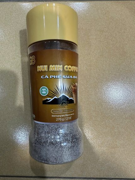 Cafe sữa đá, 270 gram, dùng 2-3 muỗng cafe (16 gram) pha nước ấm